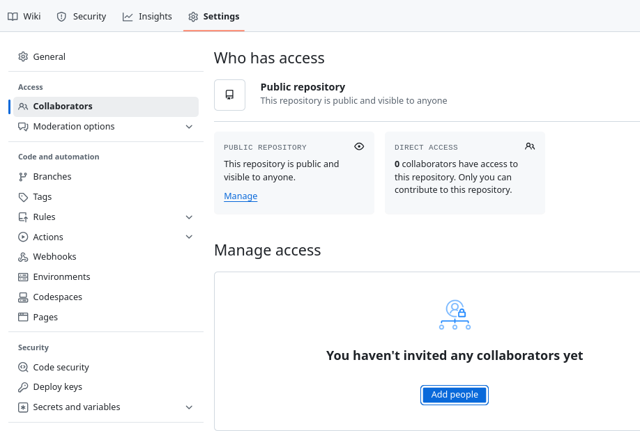 Add Collaborator